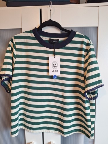 Cider shirt green cream size - t-shirt,