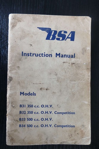 Bsa handbook and operator - handbook,
