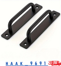 2Pcs Black Door Pull Handles