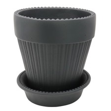 Black Textured Planter Plant