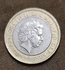 Rare £2 Pound Coin 1807 Abolition Of Slavery 3 ERRORS Upside Down Off Centre Gap