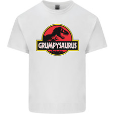 Grumpysaurus Funny Grumpy Old Git Man Mens Light Cotton T-Shirt