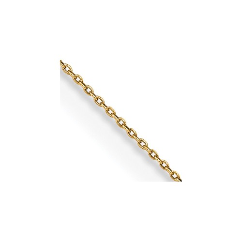 14k yellow gold 75mm round - gold, .75mm