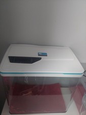 25L rectangular fish tank with stand which has a door, sand, lid and heater