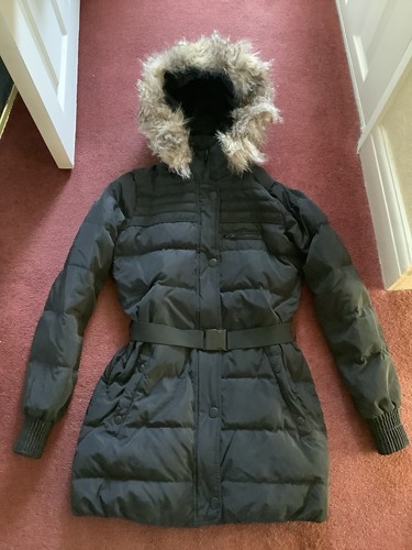 Mango black down padded - mango, puffer