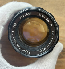 ASAHI SUPER TAKUMAR 50MM F/1.4 M42 MOUNT VINTAGE LENS – SMOOTH FOCUS & APERTURE