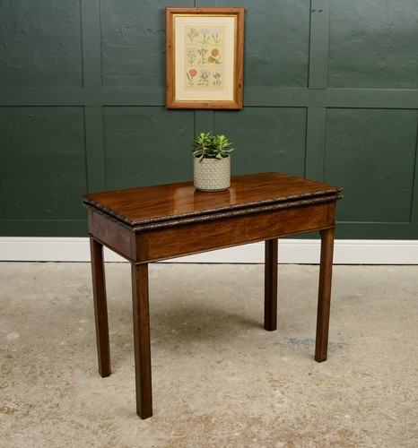 Antique mahogany fold over - fold,