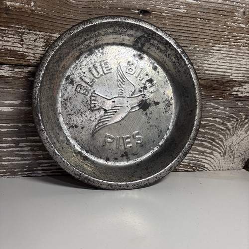 Vintage blue bird - blue,