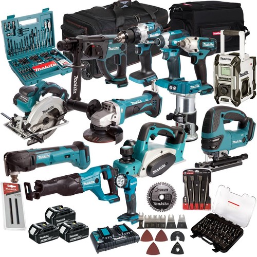 Makita 18v piece combo - makita,