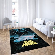 Galactic Saber Duel Area Rug -