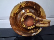 Wetheriggs Marbled Glazed Pottery Candle Holder-Candlestick-Rare