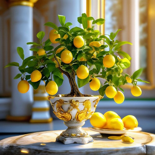 Bonsai lemon tree live - tree,