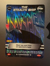 JAMES BOND 007 COMMANDER SPY CARDS RARE HALO THE STEALTH SHIP #014 - VGC