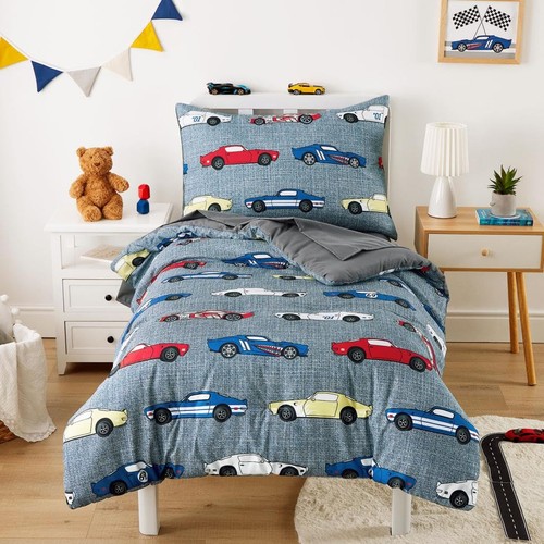 Race car toddler bedding set - race,