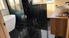 600x1200 Black Marble Effect