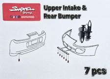 TOYOTA SUPRA JZA80 MKIV MK4 FRONT BUMPER UPPER INTAKE & REAR BUMPER CLIPS X7