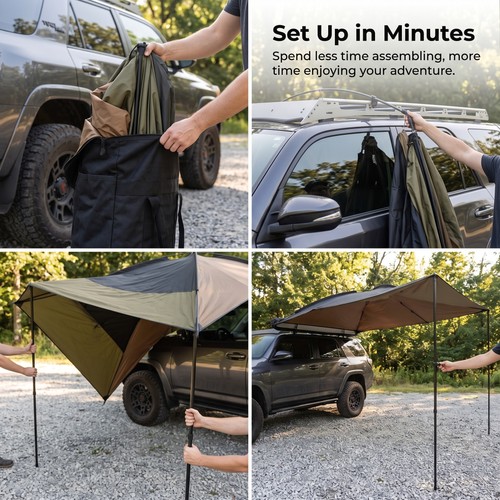 Car awning vehicle mounted - vehicle,