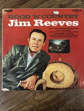 Jim Reeves Good N Country 12” Vinyl Double Sided RCA Records 1970