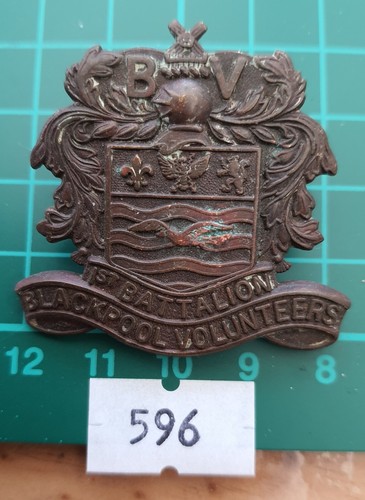 Original cap badge 596 - cap, 1st