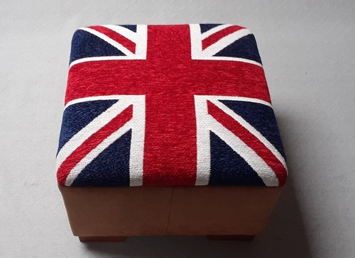Footstool british union jack - /,