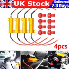 4X LED Indicator Ballast Load Resistor Flash Rate Relay Turn Signal Bulbs 50W 6Ω