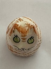 Devon Babbacombe Pottery Cat vintage 1.5" Philip Laureston 094 GINGER CAT figure