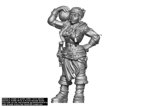 Pirate canon girl fantasy - pirate,