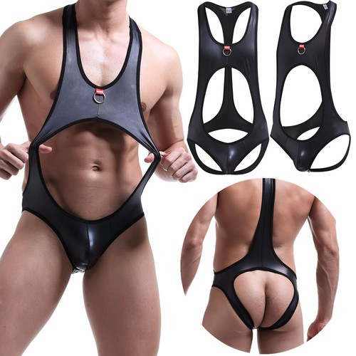 Men bodysuits leather - bodysuits, pu