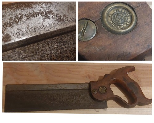 Disston tennon saw - disston,
