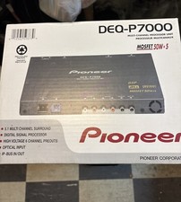 PIONEER DEQ-P7000 DSP Multi-Chanel Processor Unit Mosfet 50Wx5 Made In Japan