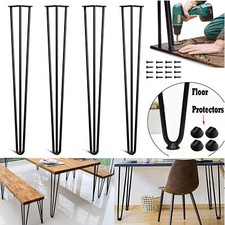 34" Hairpin Table Legs Hair