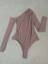 Zara pink sparkly body suit