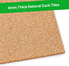Natural Cork Tiles 300Mm X