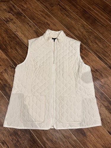 Tommy hilfiger white gilet - tommy,