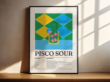 Pisco Sour Cocktail Print –
