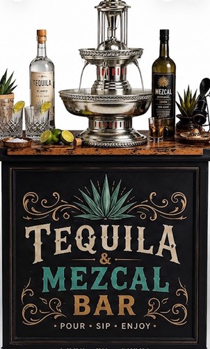 Tequila portable bar with - portable,