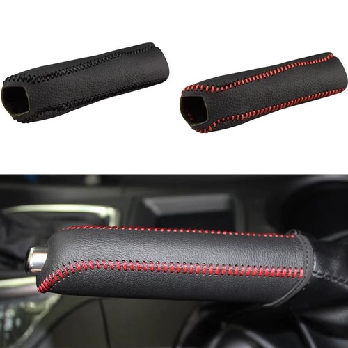 Leather car hand brake - leather,