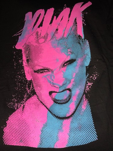 Pink new black shirt - pink,