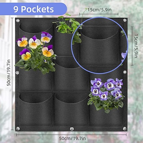 Hanging planting grow bags - hanging,