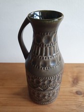 Vintage West German Bay Keramik Vase 224-20 Designed by Bodo Mans