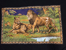 Vintage Lion Tapestry Lioness