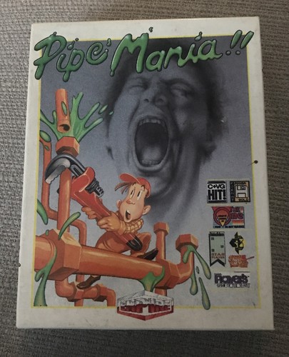 Pipe mania game rare - game,