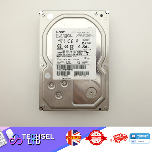 Hitachi hgst 3tb sas 6g - hitachi, 7.2k