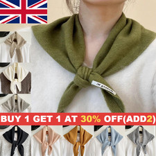Wool Knitted Triangular Scarf Warm Warm Shawl New Triangle Knit Scarves Winter