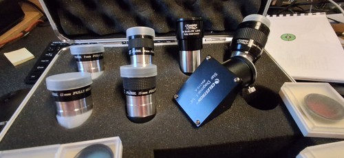 Used telescope eyepieces - telescope,