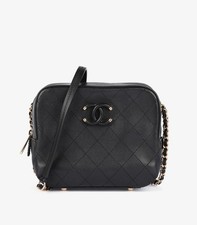 Chanel Black Calfskin Leather