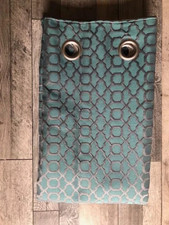 Next Woven Geometric Teal /