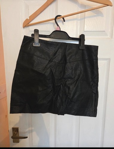 Latex mini skirt women - skirt,