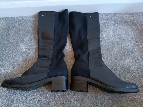 Reiker black leather knee - reiker,
