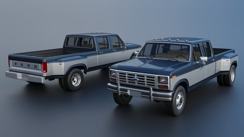 Pickup truck 350 crew cab - pickup,
